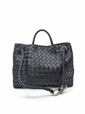 Bottega Veneta Medium Andiamo Silver Hardware
