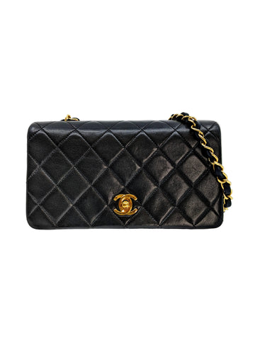Rare Vintage Chanel Mini Rectangle 24K Gold Hardware