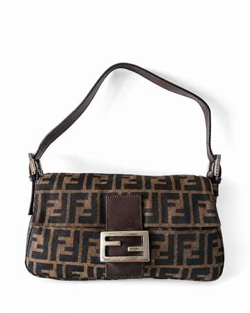 Vintage Fendi Baguette in Brown Zucca
